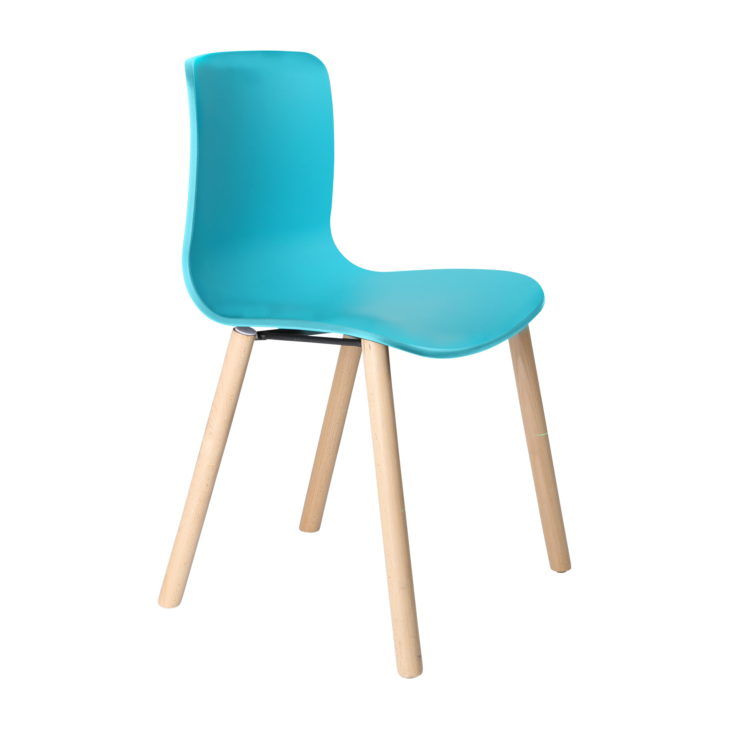 Acti Chair (Teal / 4-leg Timber Frame)